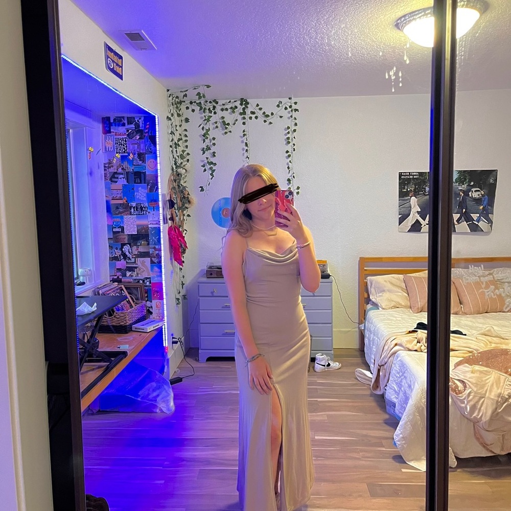 Birdy grey prom dress